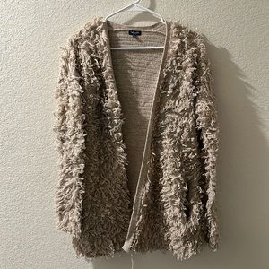 Splendid wool blend open front cardigan
